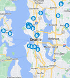 Seattle brewery map