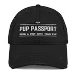 Pup Passport Distressed Dad Cap
